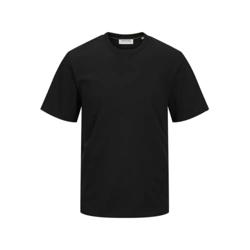 JACK & JONES Jjfinny Tee SS Crew Neck, Noir, XXL