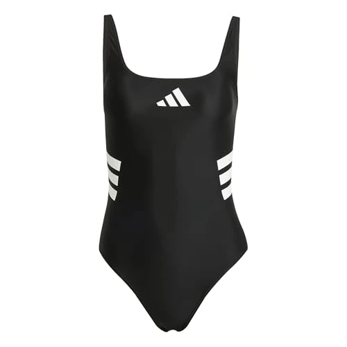 Offerta a tempo: adidas Femme 3 Stripes U-Back Swimsuit, Black/White, 32 - 50% da 45.00 € a 22.50 €
