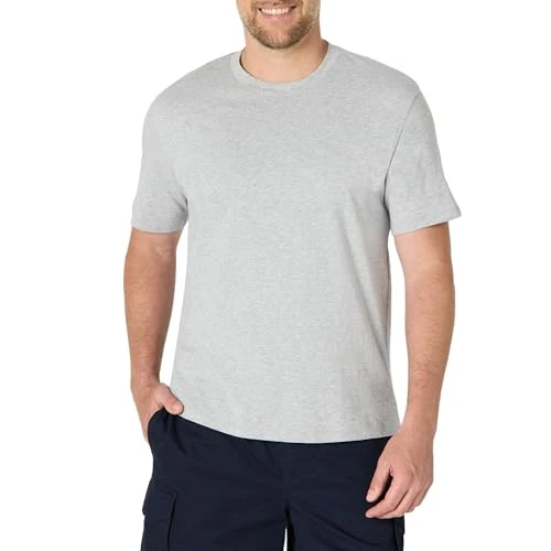 Zeitlich begrenztes Angebot: Amazon Essentials Herren T-Shirt mit lockerer Passform, Mittelgrau Meliert, XXL von 13.70 € auf 13.70 € (0.00% Rabatt)