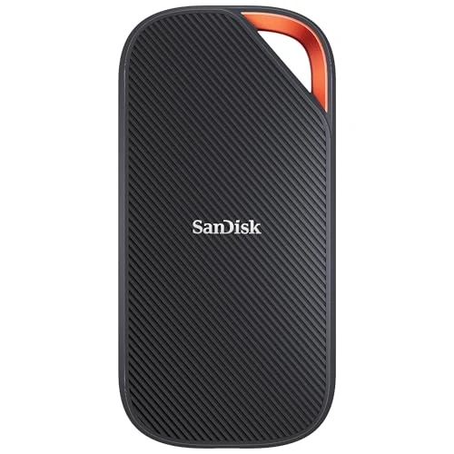 Zeitlich begrenztes Angebot: SanDisk Extreme PRO mit USB4 2 TB (portable SSD, bis zu 3.800 MB/s Lesegeschwindigkeit, robustes Design mit IP65, kompatibel mit USB-C & Thunderbolt, Silikonhülle & Aluminiumgehäuse) von 499.99 € auf 377.55 € (24% Rabatt)