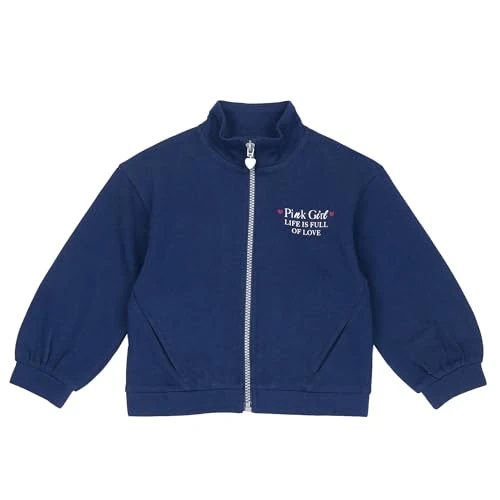 Chicco, Felpa Bambina, in Morbido Tessuto Non Felpato, con Pratica Chiusura a Zip, Abbigliamento Bambina, Designed in Italy