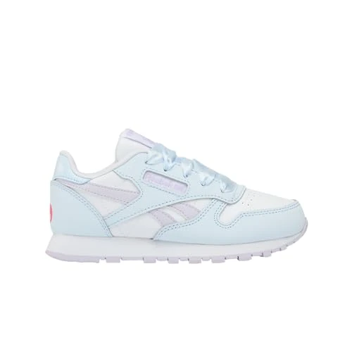 Offerta a tempo: Reebok Classic Leather Sneaker, FTWRWHITE/GLASSBLUE/DIGITALGLEAM, 28 EU, Ftwrwhite Glassblue Digitalgleam, 28 EU - 5% da 26.66 € a 25.33 €
