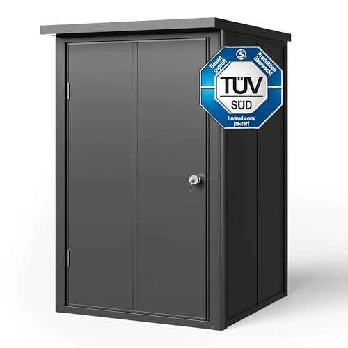 Offre limitée : GFP Primeyard Armoire de Jardin en métal 84x84x131 cm Abris de Jardin Anthracite, Plancher Inclus de 359.00 € à 359.00 € (0.00% de remise)