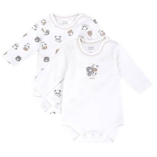 Chicco, Langarmbody Für Neugeborene, Aus Weicher Baumwolle, Mit Praktischer Schulteröffnung Und Knopfleiste, Babykleidung Für 0-24 Monate, Geschenkideen Zur Geburt, Designed in Italy