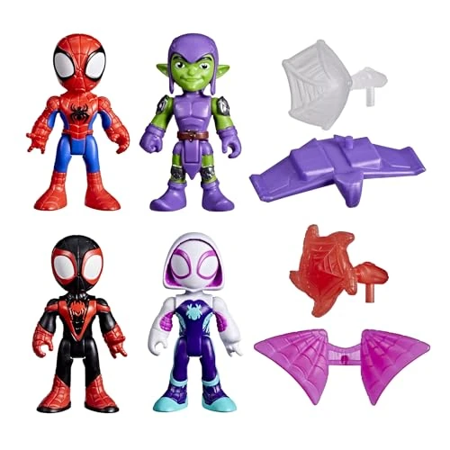 Limited-time offer: Spidey and his Amazing Friends Marvel Web-Slinging Adventure Set, Spider-Man Action Figures, Grün from 16.99 GBP to 13.13 GBP (save 23%)