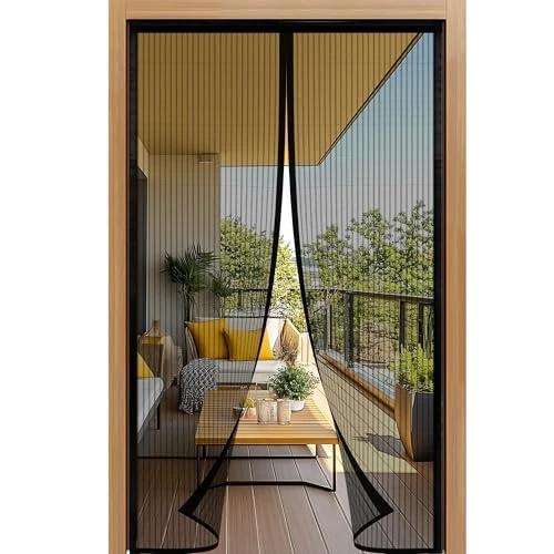 Offre limitée : Luyanxy Moustiquaire Porte Fenetre 100x215cm, Rideau Moustiquaire Magnétique Noir, Différentes Tailles, Sans Perçage, Fermeture Automatique, Idéale pour Balcons, Caves, Chambres de 15.99 € à 15.19 € (5% de remise)