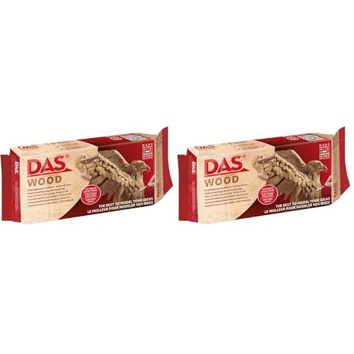 Oferta limitada: DAS Wood, arcilla de modelado de madera endurecida al aire, 700g (Paquete de 2) de 13.90 EUR a 13.90 EUR (ahorro 0%)