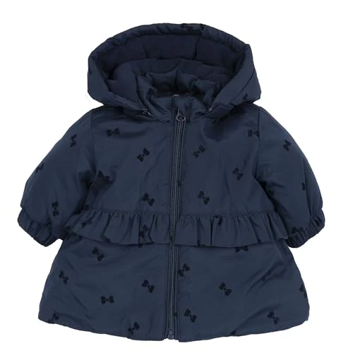 Chicco, Blouson Bébé Fille avec Capuche et Fermeture Éclair Pratique, Lavable en Machine, Vêtements pour Bébé Fille 0-24 Mois, Designed in Italy