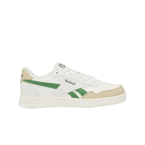 Reebok Court Advance - Zapatillas Deportivas, Color Gris y Verde Claro, Talla 27 EU, Chalk Classic Beige Glengreen, 27 EU