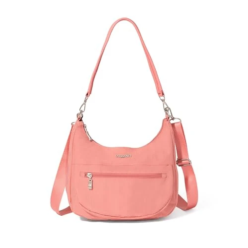 Zeitlich begrenztes Angebot: Baggallini Moderne Tasche, Halbmondtasche, 27,9 x 26,7 cm, mit austauschbaren Riemen, verwandelt sich in eine Umhängetasche, Terrakotta, Einheitsgröße von 72.06 € auf 72.06 € (0.00% Rabatt)