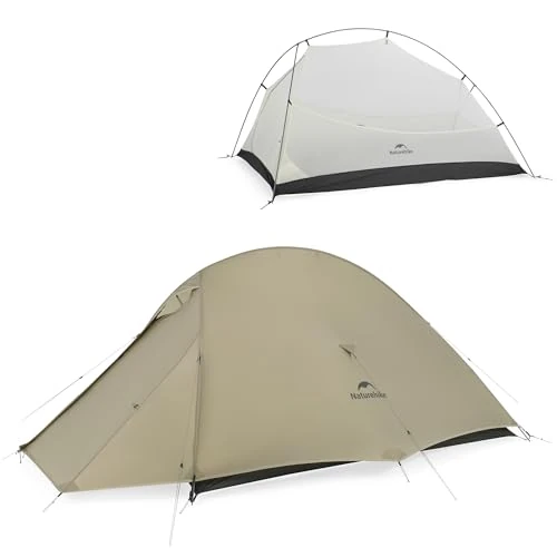 Offerta a tempo: Naturehike Cloud-Up Pro Tenda da campeggio leggera per 2 persone, facile da installare, antivento e impermeabile, tenda a cupola per viaggi all'aperto, trekking - 19% da 165.99 € a 134.00 €