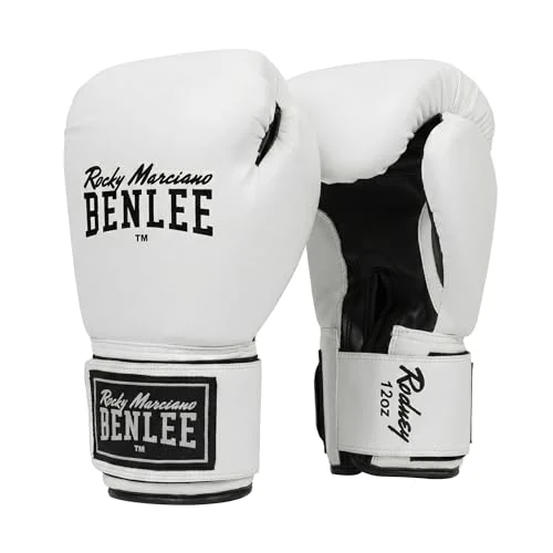 Oferta limitada: BENLEE Guantes de Boxeo de Piel sintética Rodney, Color Blanco/Negro, 14 oz de 42.28 € a 42.28 € (ahorro 0.00%)