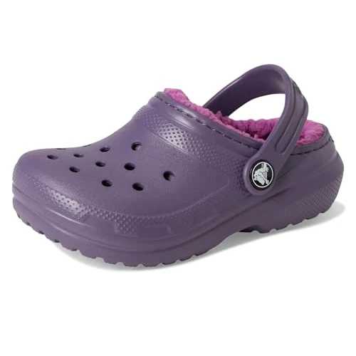 Limitiertes Angebot: Crocs Unisex Kinder Classic Lined Clog T Clog, Nightshade, 20/21 EU von 44.99 EUR auf 29.27 EUR (Spare 35%)
