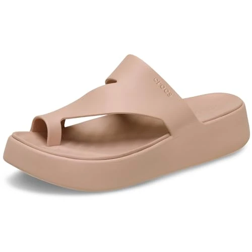 Oferta limitada: Crocs Getaway Platform Toe Loop Sandalia, Rosa Caramelo, Mujer, EU 42-43 de 46.49 € a 18.05 € (ahorro 61.17%)