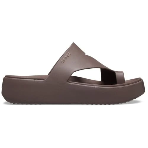 Offerta a tempo: Crocs Getaway Platform Toe Loop, Sandali Donna, Truffle, 39/40 EU - 21% da 44.99 € a 35.35 €