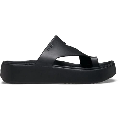 Zeitlich begrenztes Angebot: Crocs Herren Getaway Platform Toe Loop Sandalen, Black, 36/37 EU von 49.99 € auf 44.99 € (10% Rabatt)