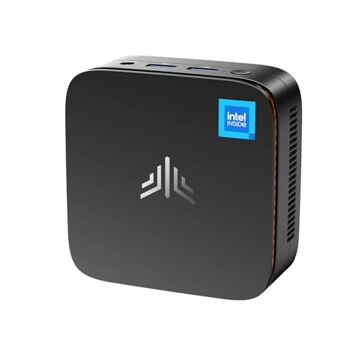NiPoGi Essenx E1 mini komputer stacjonarny Twin Lake N150 (ulepszony N100) W-11 Pro 16 GB RAM 512 GB M.2 SSD, 4K 60 Hz UHD Dual Display HDMI+DP 1.4/Dual Band WiFi/BT4.2/RJ45
