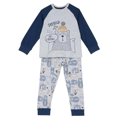 Chicco, Pijama Niño con Mangas Largas, de Tejido Suave, Ropa Niño, Designed in Italy