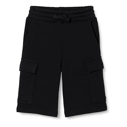 Limited-time offer: Amazon Essentials Boys' Terry Cargo Sweat Shorts, Black, 9 Years from 7.45 £ to 5.75 £ (save 23%)