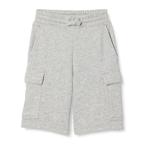 Offerta a tempo: Amazon Essentials Pantaloncini cargo in felpa Terry Bambini e Ragazzi, Grigio Chiaro Puntinato, 6-7 anni - 22% da 15.20 € a 11.81 €