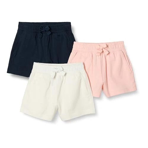 Oferta limitada: Amazon Essentials Pantalón Corto sin Cierre Niña, Pack de 3, Azul Marino/Marfil/Rosa, 8 años de 24.10 € a 15.90 € (ahorro 34%)