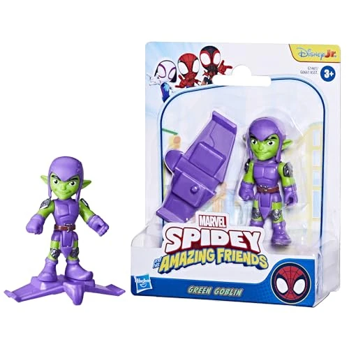 SPIDEY AND HIS AMAZING FRIENDS Marvel Green Goblin Toy with Accessory