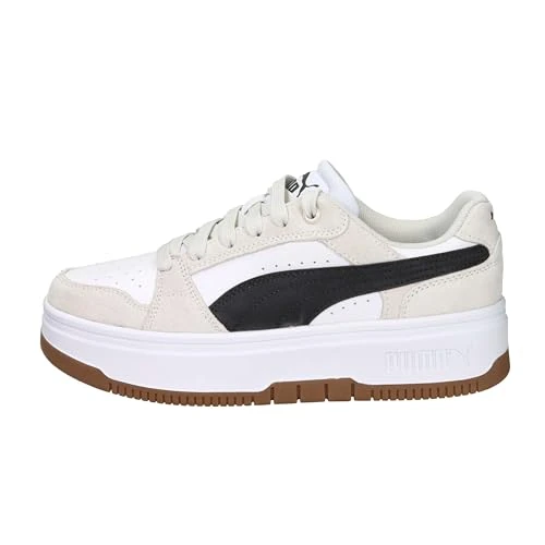 Oferta limitada: PUMA Rebound Femme Low SD, Zapatillas Mujer, Blanco Negro Frosted Ivory, 41 EU de 70.00 € a 45.09 € (ahorro 36%)