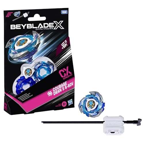 Beyblade X Courage Dran S 6-60V CX Starter Pack Top and Launcher