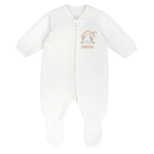 Chicco, Pijama para Bebé de Tejido Suave y Cálido con Cómoda Abertura Fronta, Adecuado para el Invierno, Ropa de Bebé para Niño y Niña de 0-24 Meses, Designed in Italy