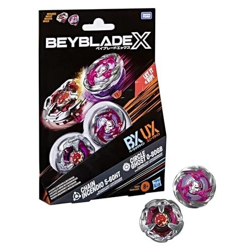 Limitiertes Angebot: Hasbro Beyblade X Circle Ghost 0-80GB & Chain Incendio 5-60HT Dual Pack Set von 19.99 EUR auf 19.99 EUR (Spare 0%)