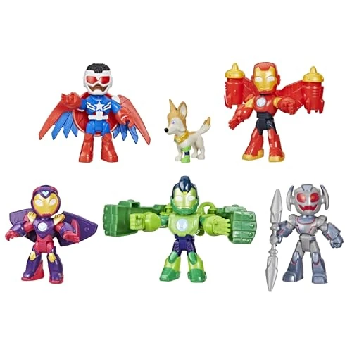 Limited offer: Marvel Iron Man and his Awesome Friends Armored-Up Avengers Pack, 3-Inch (7.6 CM) Action Figures, Toy Playsets for Boys & Girls, Ages 3+ from 27.91 EUR to 21.49 EUR (save 23%)