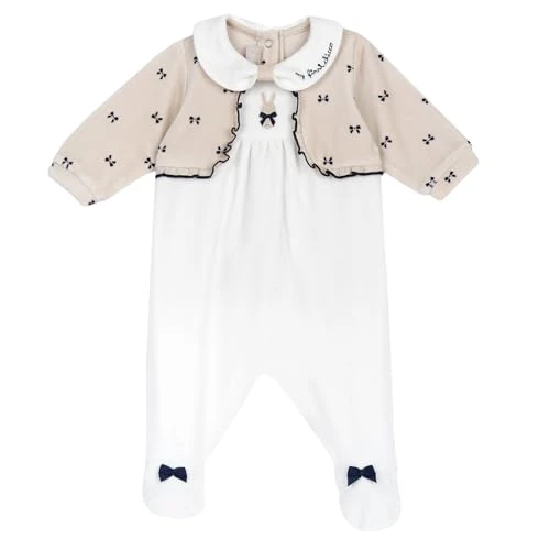 Chicco, Tutina Neonato e Neonata in Calda e Morbida Ciniglia, con Comoda Apertura a Patello, Ideale per l'Inverno, Abbigliamento Bambino e Bambina 0-24 Mesi, Designed in Italy