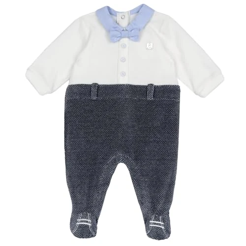 Chicco, Pijama de Bebé para Niña de Suave y Cálida Chenilla con Cómoda Abertura en la Entrepierna, Adeucado para el Invierno, Ropa de Bebé 0-24 Meses, Designed in Italy