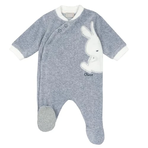 Chicco, Tutina Neonato in Calda e Morbida Ciniglia, con Comoda Apertura Frontale, Ideale per l'Inverno, Abbigliamento Bambino 0-24 Mesi, Designed in Italy