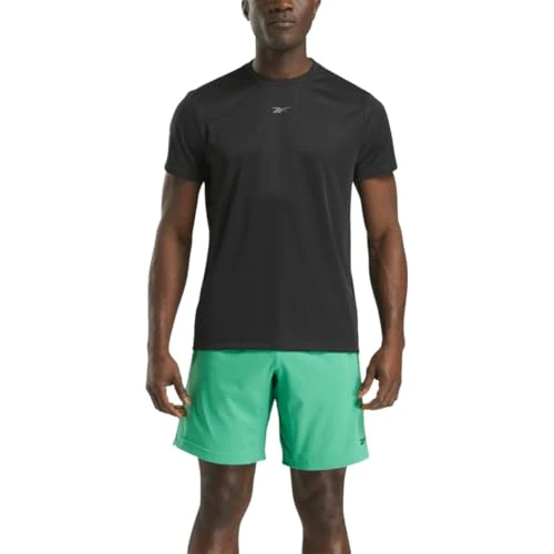 Offerta a tempo: Reebok Maglietta da Uomo ID Train SS Tech, Nero, XXS - 72% da 25.00 € a 6.96 €