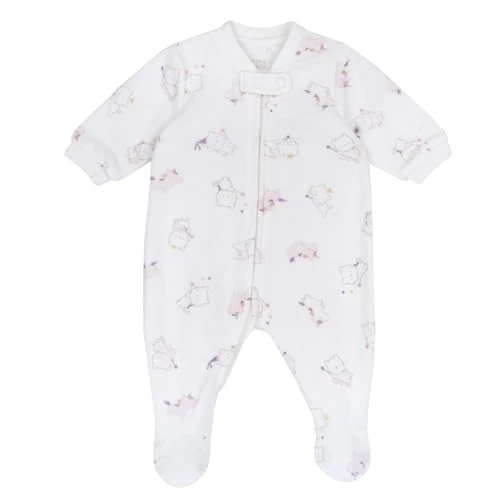 Chicco, Babystrampler Für Jungen Und Mädchen Aus Warmem Und Weichem Fleece, Mit Praktischer Frontöffnung, Ideal Für Den Winter, Babykleidung für 0-24 Monate, Designed in Italy