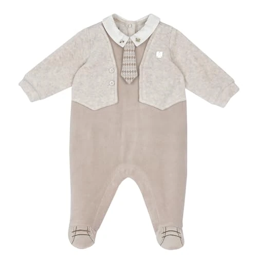 Chicco, Pijama de Bebé para Niña de Suave y Cálida Chenilla con Cómoda Abertura en la Entrepierna, Adeucado para el Invierno, Ropa de Bebé 0-24 Meses, Designed in Italy