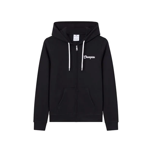 Champion Legacy Women Felpa con, Nero, XS Donna