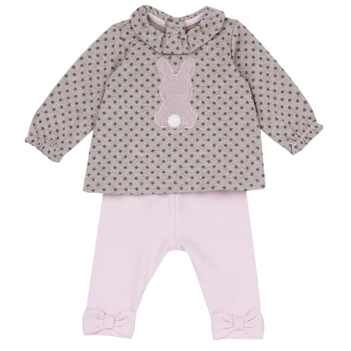 Offerta a tempo: Chicco, Completo Neonata con Maglietta e Pantaloni, in Morbido Tessuto, Abbigliamento Bambina 0-24 Mesi, Idee Regalo Nascita, Designed in Italy - 20% da 39.99 € a 31.99 €