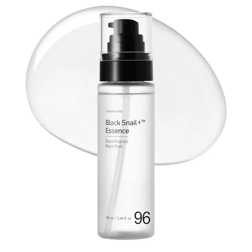 Offerta a tempo: TOSOWOONG Black Snail Plus Essenza con 960.890 ppm di Filtrato di Bava di Lumaca Nera, Siero Idratante, Rigenerante, per pelle spenta, linee sottili, pelle sensibile, Skincare coreana, 100ml - 0.00% da 33.92 € a 33.92 €
