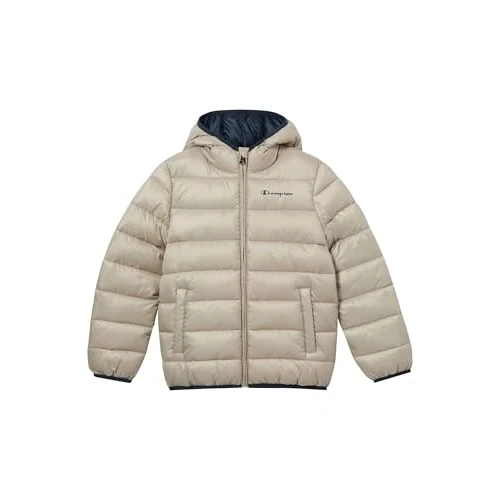 Champion Kids' Padded Hooded Jacket, water-repellent, lightweight, ciré shiny finish, protects from rain and wind, School and Outdoor activities