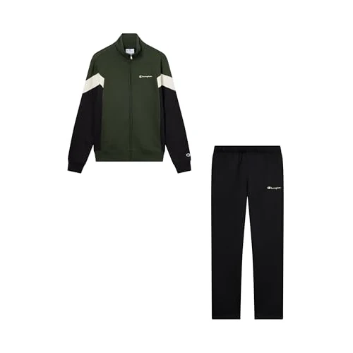 Limited-time offer: Champion Men’s Fleece Full Zip Sweatsuit, tracksuit in soft and compact fleece, warm and cozy, contrast colorblock details from 32.87 GBP to 32.87 GBP (save 0%)