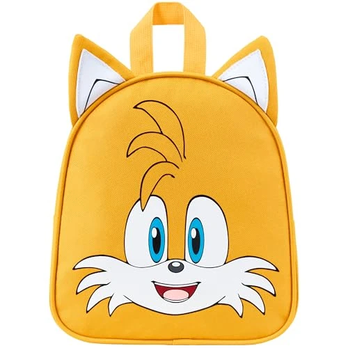 Offerta a tempo: Sonic The Hedgehog Zaino Bambino Leggero Giocatore Zainetti Asilo Bimba Scuola Materna Knuckles Shadow Regali Bambini (Giallo Miles) - 0.00% da 16.88 € a 16.88 €