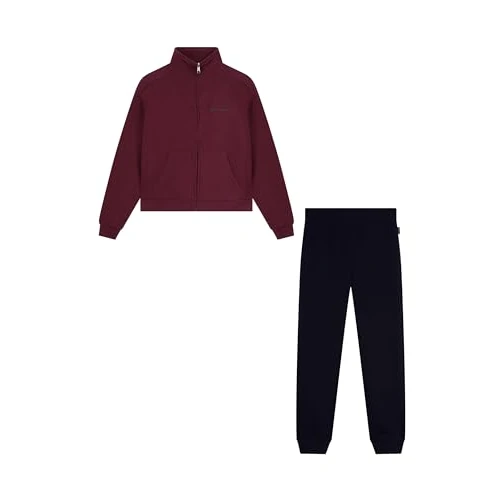 Limited-time offer: Champion Women's Fleece Full Zip Suit Sweatsuit, regular fit, soft and comfortable, full-zip jacket with pockets, elastic waistband, embroidered logo from 47.51 GBP to 47.51 GBP (save 0%)