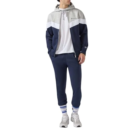 Limited-time offer: Champion Men’s Fleece Full Zip Sweatsuit, sport set, soft and warm fleece, contrast chest bands, with pockets logo from 72.11 GBP to 72.11 GBP (save 0%)