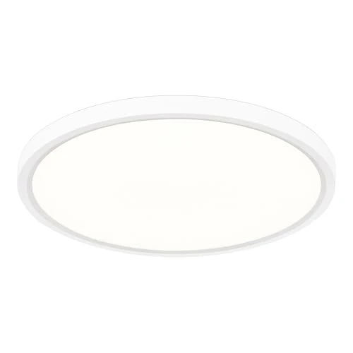 LuminexDesigns Plafón LED Regulable 24W con Mando – Lámpara de Techo con Luz Nocturna 2000K, Temporizador, Diseño Redondo Ultrafino para Dormitorio, Salón, Cocina, Habitación Infantil Ø30cm