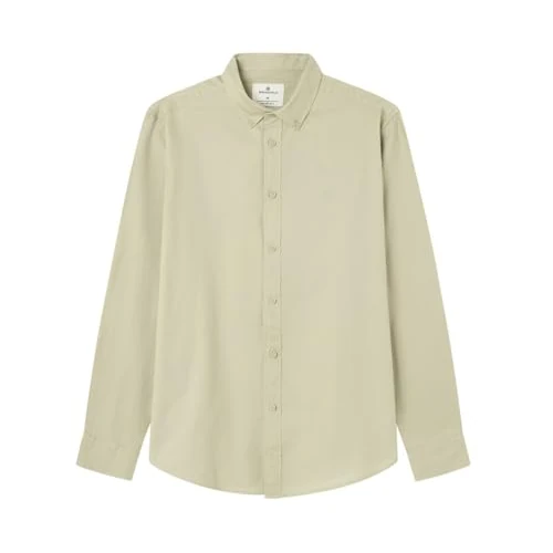 Zeitlich begrenztes Angebot: SPRINGFIELD Gestell Garment Diyed Herrenhemd, Grüner Tee, S von 26.69 € auf 26.69 € (0.00% Rabatt)