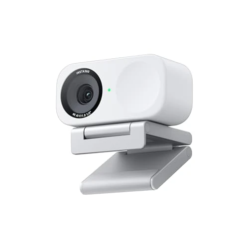 Offerta a tempo: Insta360 Link 2C Pack Standard Bianco Artico - Webcam 4K per PC/Mac — 36% da 169,99 € a 109,00 €