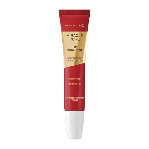Offerta a tempo: Max Factor Miracle Pure Lip Enhancer Balsamo labbra idratante - 030 - Sweet Cherry, 12 ml - 0.00% da 6.50 € a 6.50 €