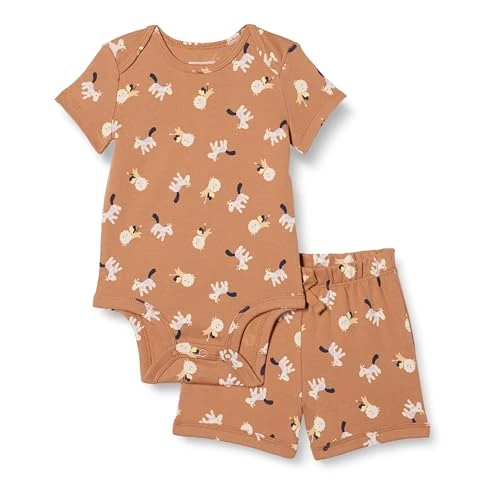 Zeitlich begrenztes Angebot: Amazon Essentials Unisex Baby Set aus Body und Shorts, Löwe Pony, Frühchen von 13.10 € auf 13.10 € (0.00% Rabatt)